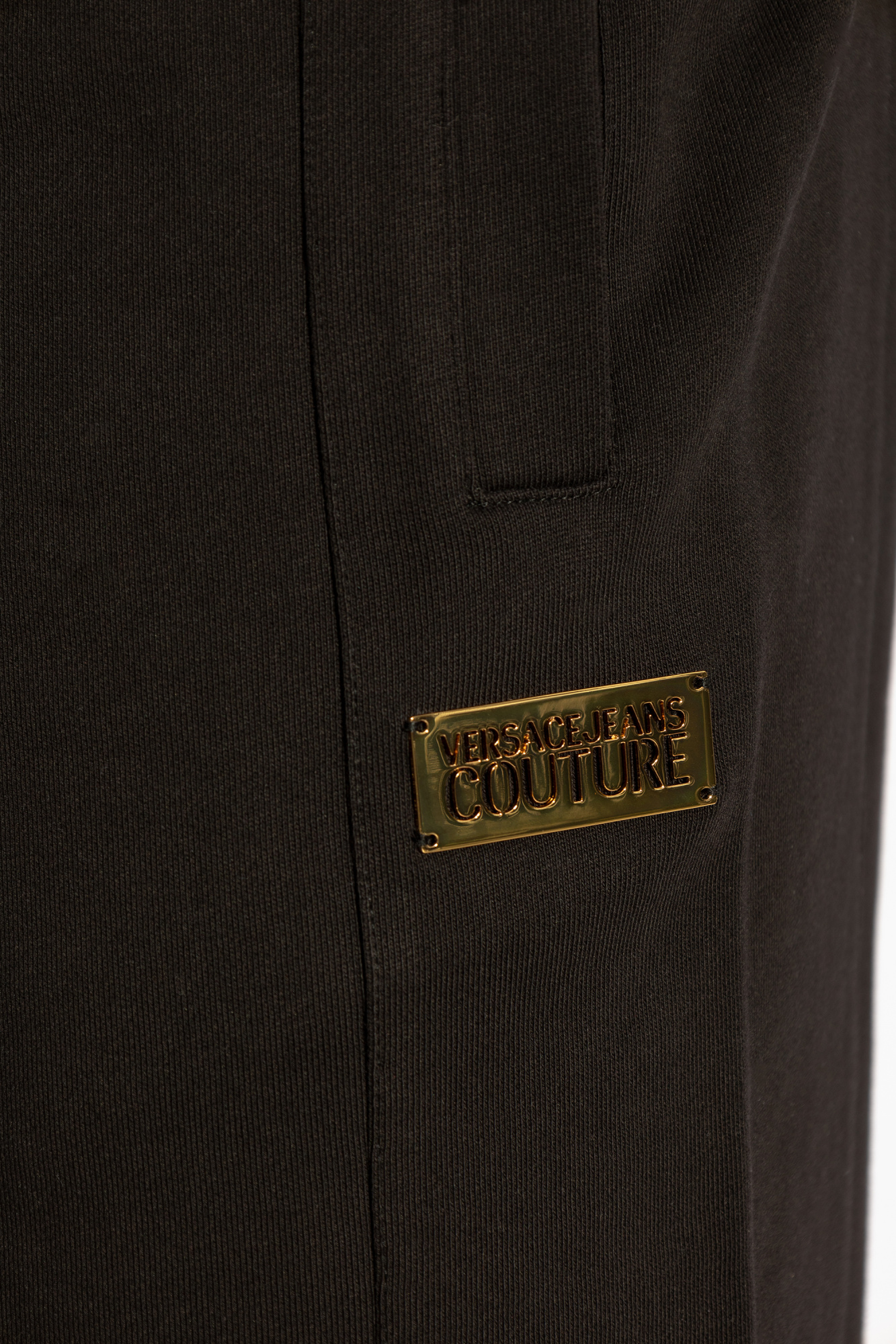 Versace Jeans Couture Shorts with logo appliqué | Men's